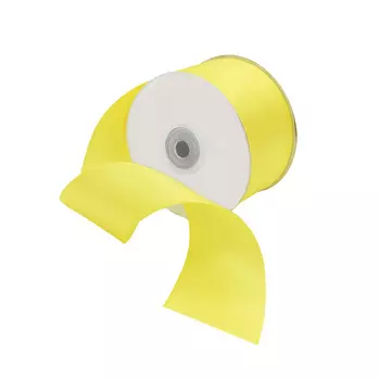 11 Лента атласная 5,0см*32,9м (8011/3014 лимонный)