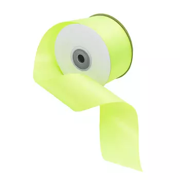 11 Лента атласная 5,0см*32,9м (8073 яр. салатовый)