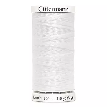 07 Нить Denim 50 для пошива изделий из джинсовой ткани, 100м, 100% п/э Gutermann 700160 (1016)
