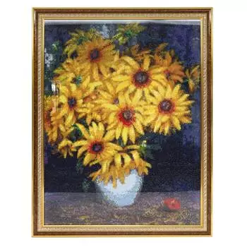 1200 Мозаика Cristal 'Желтые ромашки', 38*50 см