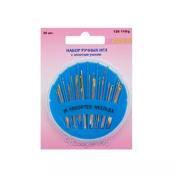 120110/g Иглы для шитья и рукоделия 'Ассорти', упак./30 шт., Hobby&amp;Pro