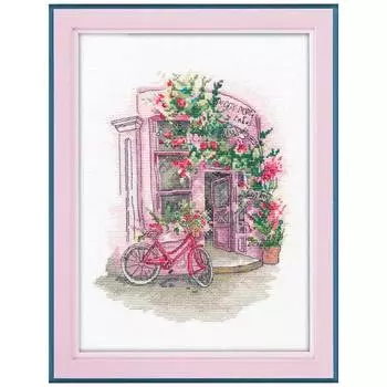 1204 Набор для вышивания ОВЕН 'Любимое кафе'16*21см