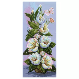 1207 Канва с рисунком 'Матренин посад' 'Магнолия', 24*47 см