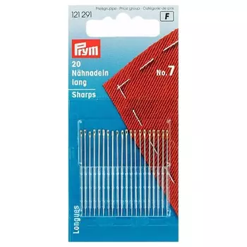 121291 Иглы швейные №7 0,70*37мм. Prym