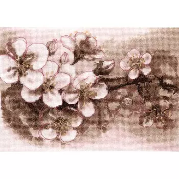 1212 Набор для вышивания Alisena 'Цвет яблони', 23*16 см