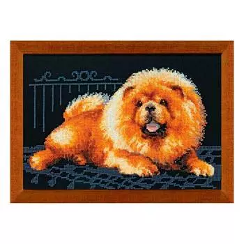 1216 Набор для вышивания Riolis 'Чау-чау', 38*26 см
