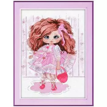 1221 Набор для вышивания ОВЕН 'Кукла Ариша' 26*21см