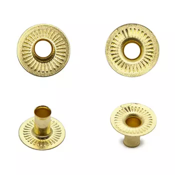 1224 Часть кнопки 520 золото ГР