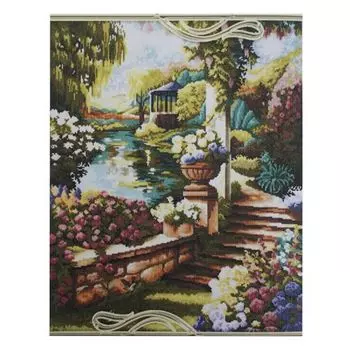 1225 Набор для вышивания Alisena 'Рай', 34*42 см