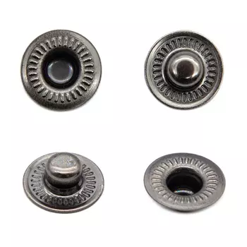 1228 Часть кнопки 520 пруж.черный никель ГР