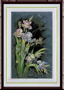 1231 Мозаика Cristal 'Ирисы', 40*59 см