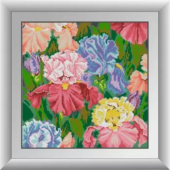 1244 Мозаика Cristal 'Ирисы', 42*42 см