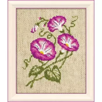 1251 Набор для вышивания бисером Riolis 'Полевые вьюнки', 13*16 см