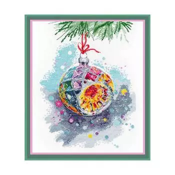 1274 Набор для вышивания ОВЕН 'Новогоднее настроение'20*27см