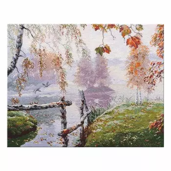 1281 Набор для вышивания ОВЕН 'Уж небо осенью дышало'40*31см