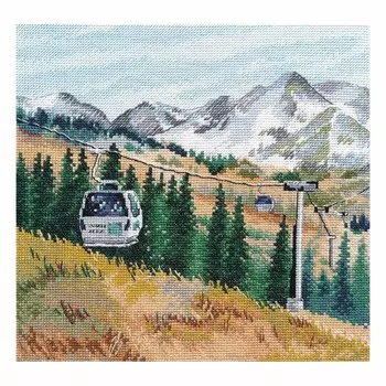 1284 Набор для вышивания ОВЕН 'Гора Чимбулак'20*20см