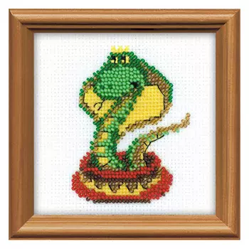 1289 Набор для вышивания Riolis 'Королева змей', 10*10 см