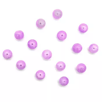 1301132 Бусины стеклянные 'Нефритовое кракле' 10мм, упак/20шт., Astra&amp;Craft (1 сиреневый)