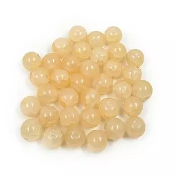 1301137 Бусины стеклянные 'Нефритовое кракле' 8мм, упак/34шт., Astra&amp;Craft (4 кремовый)