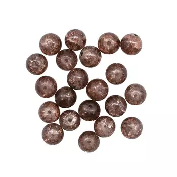 1301143 Бусины стеклянные 'Кракле' 10мм, упак/26шт., Astra&amp;Craft (1)