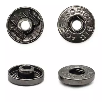 1312 Часть кноп. черный никель ГР