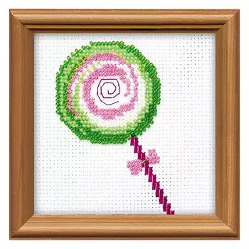 1316 Набор для вышивания Riolis 'Леденец', 10*10 см