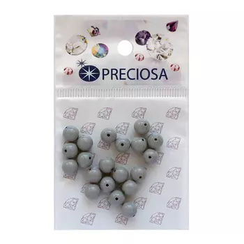 131-10-011 Хрустальный жемчуг Ceramic Grey 6мм. 20 шт. Preciosa