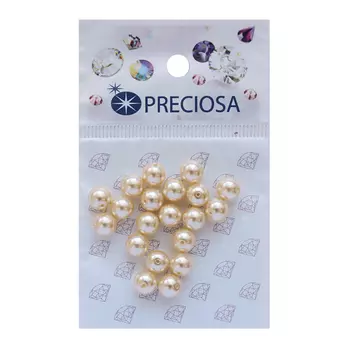 131-10-011 Хрустальный жемчуг Cream 6мм. 20 шт. Preciosa