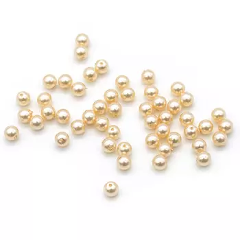 131-10-011 Хрустальный жемчуг Cream 4мм. 50 шт. Preciosa