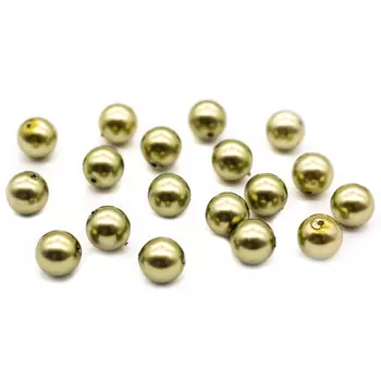 131-10-011 Хрустальный жемчуг Lt.green, 8мм. 24шт. Preciosa