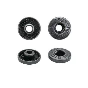 1327 Часть кнопки 5 никель с чернением ГР