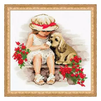 1333 Набор для вышивания Риолис 'Сладкоежки', 30*30 см