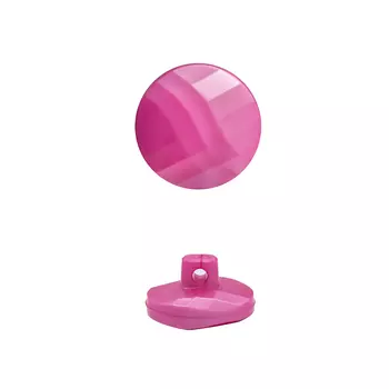 1338 Пуговица на ножке перламутр 13мм (12 розовый)