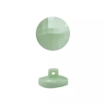 1338 Пуговица на ножке перламутр 13мм (16 нежно-бирюзовый)