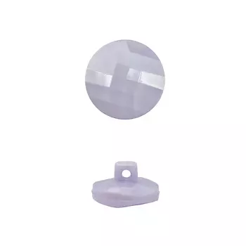 1338 Пуговица на ножке перламутр 13мм (19 сиреневый)