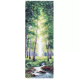 1358 Канва с рисунком Матренин посад 'Весенний полдень' 40*90см