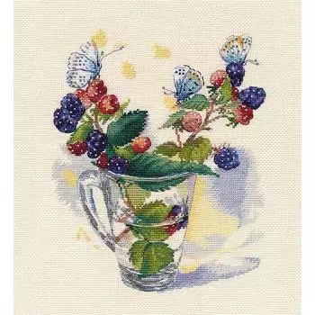 1359 Набор для вышивания ОВЕН 'Августовский букетик'19*23см