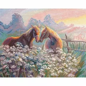 1365 Набор для вышивания ОВЕН 'Вечерняя дрема'40*33см