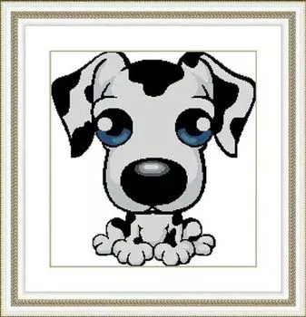 1366 Мозаика Cristal 'Маленький долматин', 30*32 см