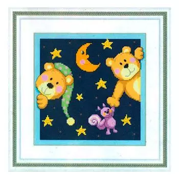 1378 Мозаика Cristal 'Звездная ночь', 28*28 см