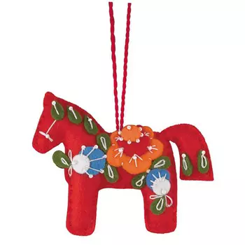 1379АС Набор для рукоделия Riolis 'Красный конь', 10*8 см