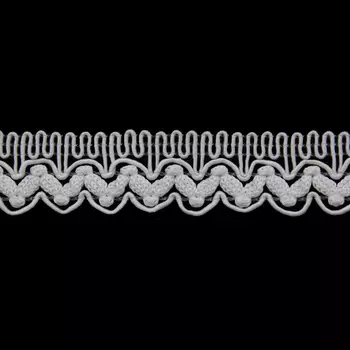 13-3793 Тесьма отделочная 2см*18ярд (16,45м) (белый)