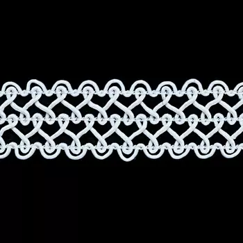 13-6689 Тесьма отделочная 2см*18ярд (16,45м) (белый)