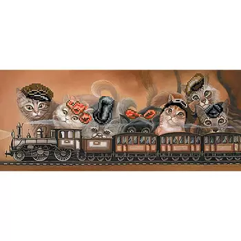 13/Б Набор для вышивания бисером 'Матренин посад' 'Васька &amp; Ко', 24*47 см