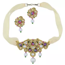 1412АС Набор для рукоделия Riolis колье и серьги 'Восточная сказка', 8*6*3,5 см