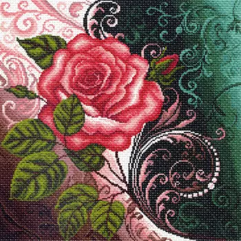 1421 Канва с рисунком 'Матренин посад' 'Ирландское кружево', 41*41 см