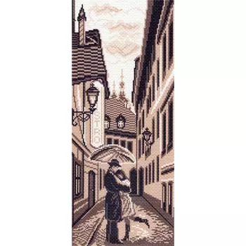 1430 Канва с рисунком 'Матренин посад' 'Городской роман', 24*47 см