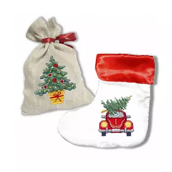 1439 Набор для вышивания ОВЕН 'Новогодние мотивы-1' 6*7см