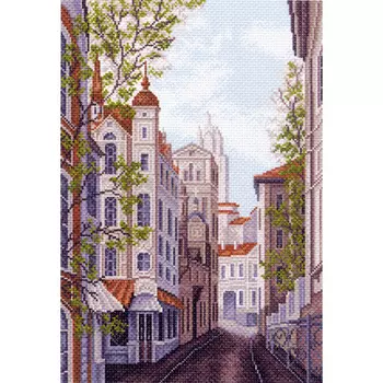 1482 Набор для вышивания 'Матренин Посад' 'Московские улочки', 27*39 см