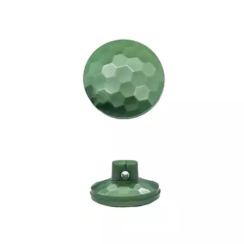 1491 Пуговица на ножке перламутр 13 мм (20 темно-зелёный)